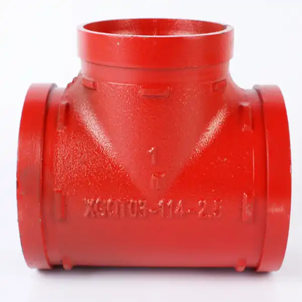 How Does a Grooved Equal Tee Prevent Leakage Risks in Commercial Fire Sprinkler Systems?